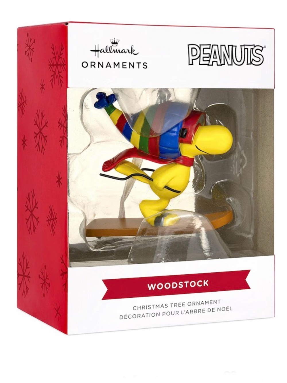Hallmark Peanuts Woodstock Skiing Christmas Ornament